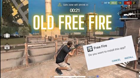 free fire old version download